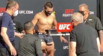 Vídeo: Lutador quase desmaia em balança e tem luta cancelada no UFC Las Vegas 26