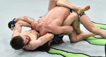 Allan Puro Osso has a busy fight on the ground, but loses to Ulanbekov in his UFC debut