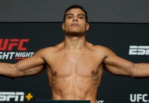 Paulo Borrachinha em pesagem pelo UFC. Foto: Reprodução/Instagram