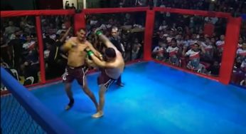 Vídeo: Desafetos políticos decidem resolver diferenças em luta de MMA no Brasil; confira