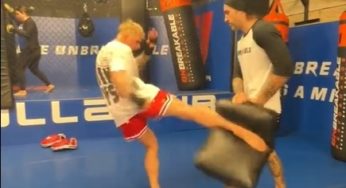 VÍDEO: Sensação do boxe, youtuber Jake Paul mostra habilidades com chutes em sessão de treinamento