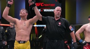 Caio Borralho domina combate e sofre ‘apuros’ por joelhada ilegal, mas vence no UFC Las Vegas 51