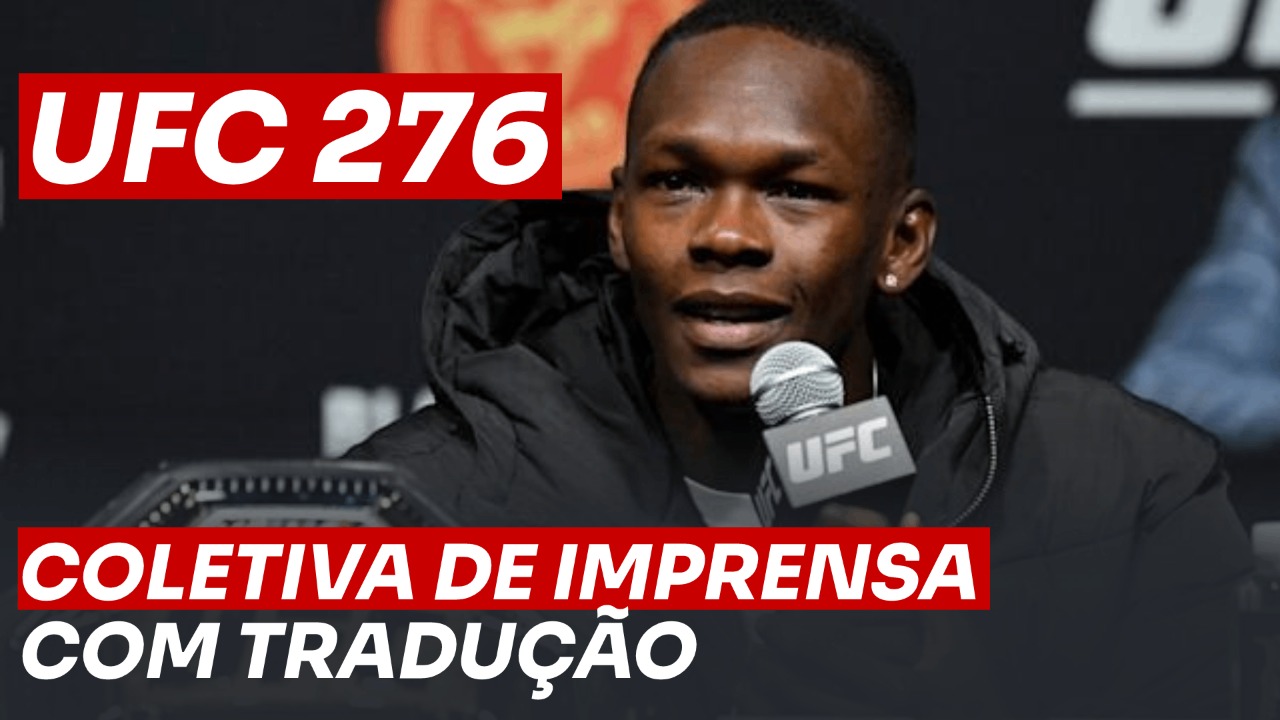 UFC 296  COLETIVA DE IMPRENSA AO VIVO E COM TRADUÇÃO 