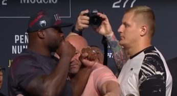 VIDEO: Derrick Lewis 'gets ready' and scares Dana White ahead of UFC 277