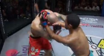 IMAGEM FORTE: Lutador recebe joelhada dura e sofre fratura assustadora no nariz em confronto de MMA