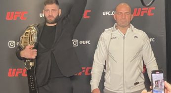 VÍDEO: Protagonistas do UFC 282, Glover Teixeira e Jiri Prochazka fazem primeira encarada antes da aguardada revanche