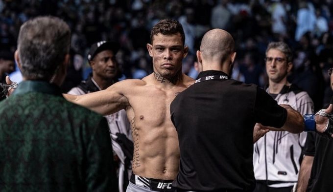 Caio Borralho busca da quarta vitória seguida no UFC. Foto: Reprodução/Instagram @caioborralho