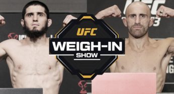 VÍDEO: Assista à pesagem oficial para o UFC 284, com Islam Makhachev x Alexander Volkanovski como protagonistas. AO VIVO!