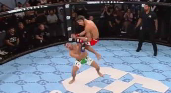 VÍDEO: Lutador ‘apaga’ adversário com joelhada voadora brutal em evento de MMA nos EUA