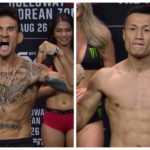 Max Holloway Zumbi Coreano pesagem UFC Singapura