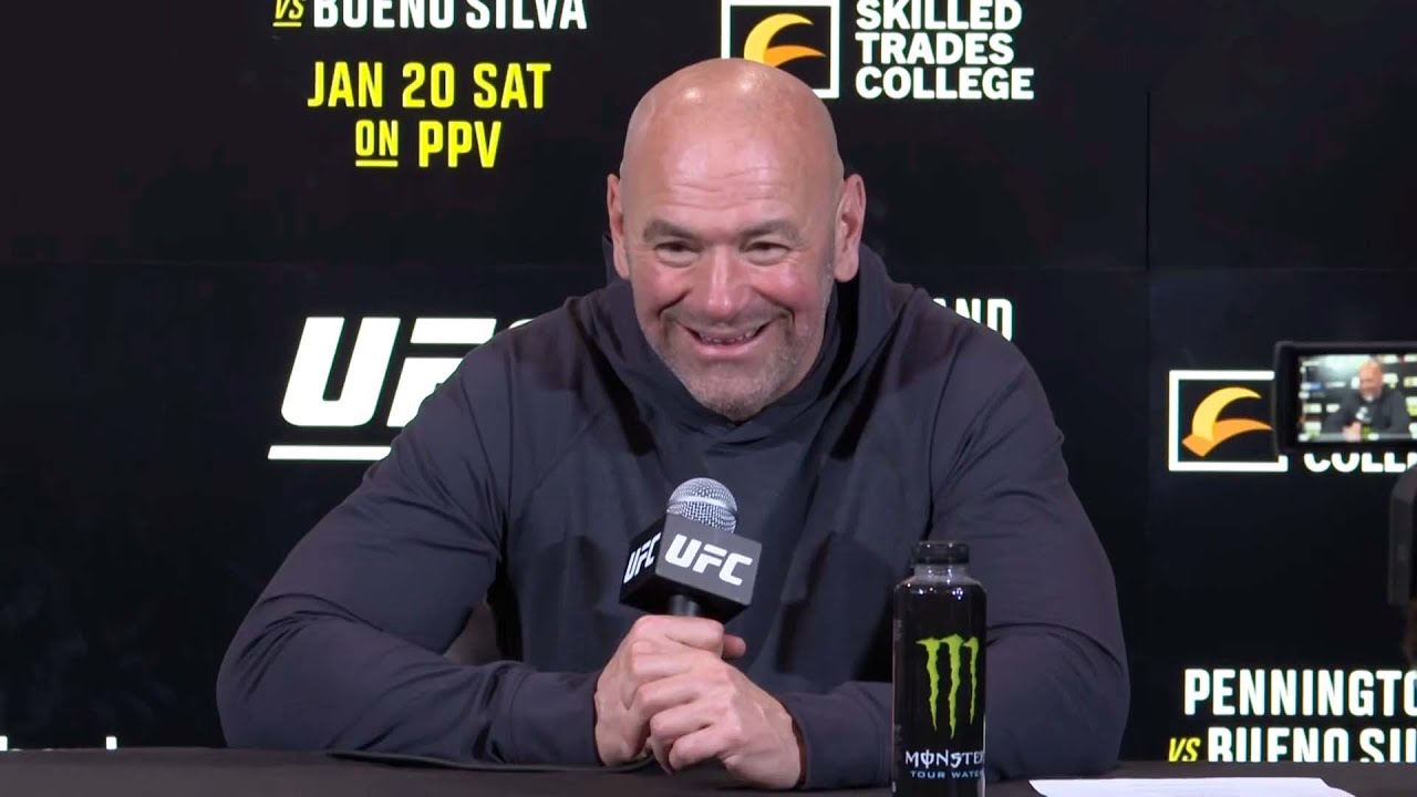 Dana White em entrevista de imprensa pós-UFC 297. Foto: Reprodução/YouTube/UFC