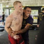 Ian Garry ao lado de C. Do Bronx na Chute Boxe Diego Lima no UFC. Foto: Reprodução/Instagram @iangarry