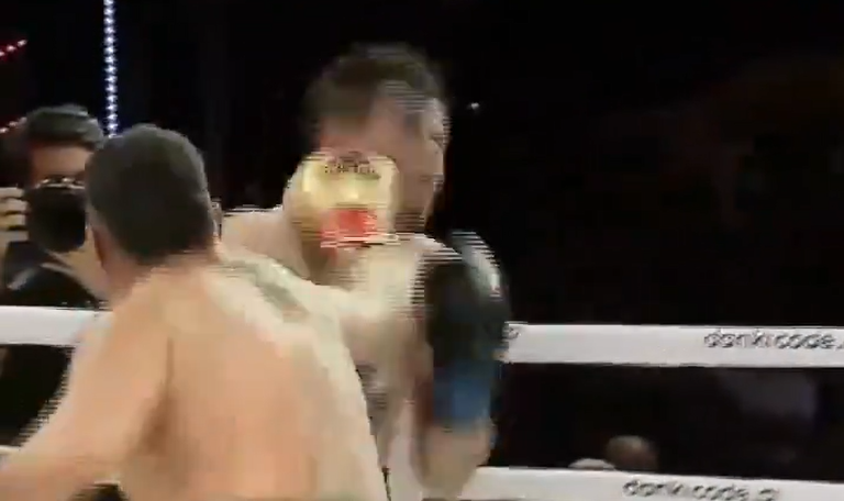 VÍDEO: Assista a vitória arrasadora de Popó sobre empresário Guilherme Grillo no boxe. Foto: Reprodução/Twitter
