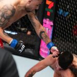 Mtaheus Nicolau sofre nocaute no UFC Las Vegas 91. Foto: Divulgação/UFC