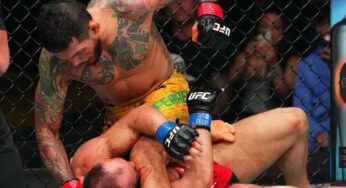 Após ter rosto ‘desfigurado’, vítima de brasileiro no UFC é suspenso por tempo indeterminado