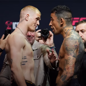 Rafael Fiziev reage à possível aposentadoria de Charles do Bronx no UFC Rio: ‘Ficaria triste’ 4 ian-machado-garry--carlos-prates