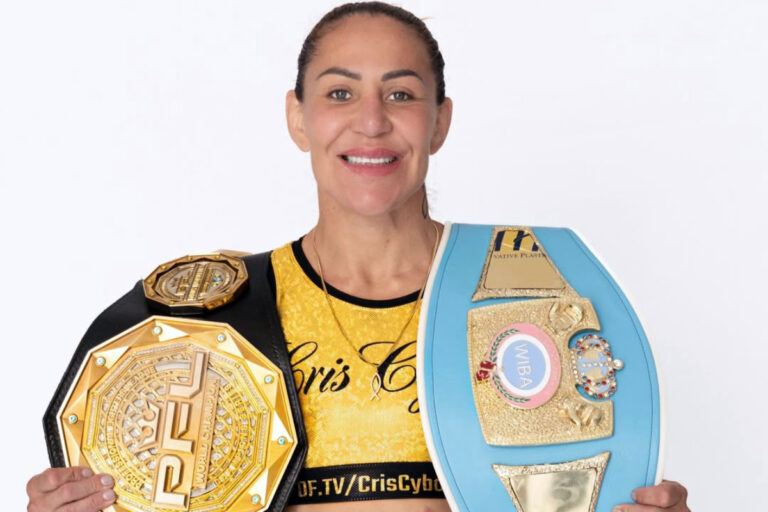 Campeã de tudo! Lenda do MMA, Cris Cyborg faz história e conquista cinturão no boxe no Brasil